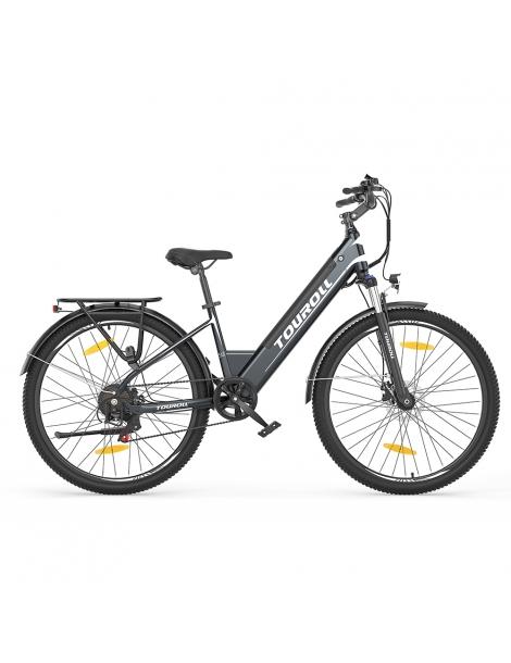 Touroll J1 ST Bicicletta da trekking con motore da 250W ruote da 27 5" batteria da 561 6Wh autonomia di 100 km Soddisfazione Garantita
