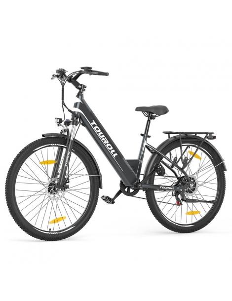 Touroll J1 ST Bicicletta da trekking con motore da 250W ruote da 27 5" batteria da 561 6Wh autonomia di 100 km Soddisfazione Garantita