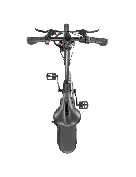DYU A5 Pneumatico 14*1.95inch Bicicletta elettrica pieghevole Chilometraggio massimo 60KM Motore da 350W Batteria 7 5 Ah Negozi Online