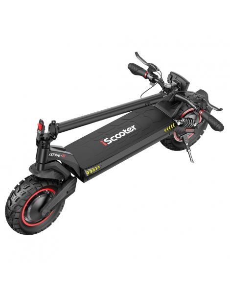 iScooter iX7 Pro Scooter elettrico pieghevole motore da 2*1000W batteria da 48V 17.5Ah pneumatici da 10" Consegna Veloce