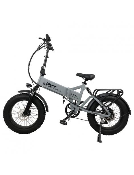 PVY Z20 Plus Pieghevole Fat Tires E-bike 1000W 16.5Ah-Grigio Prezzo Ridotto