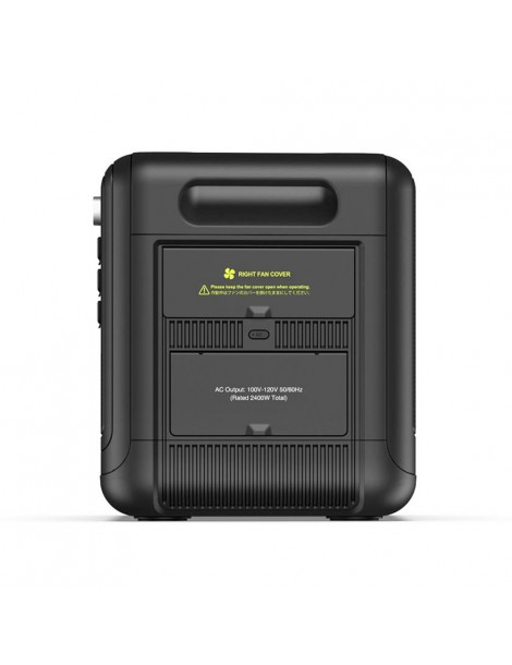 FOSSiBOT F2400 Generatore Solare Portatile da 2048Wh/2400W+Fossibot SP200 18V 200W Pannello Solare Pieghevole - Nero Saldi