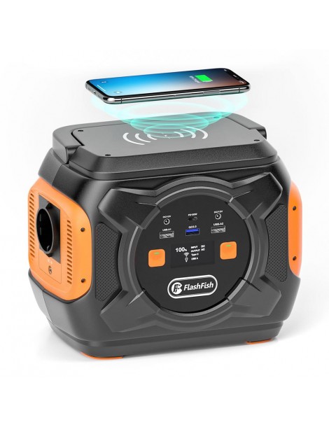 Flashfish A301 320W 292Wh 80000mAh Generatore Solare Portatile per Viaggi all'Aperto Campeggio Casa Versione EU Saldi Di Fabbrica