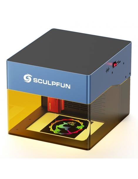 SCULPFUN iCube Pro 5W Incisore laser spot laser 0 06 mm velocità di incisione 10000 mm/min scheda madre 32 bit 2025
