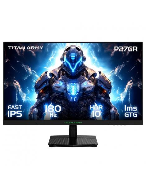TITAN ARMY P27GR Monitor da gioco piatto 27 pollici 2K QHD 180Hz 1ms GTG Spedizione Gratuita