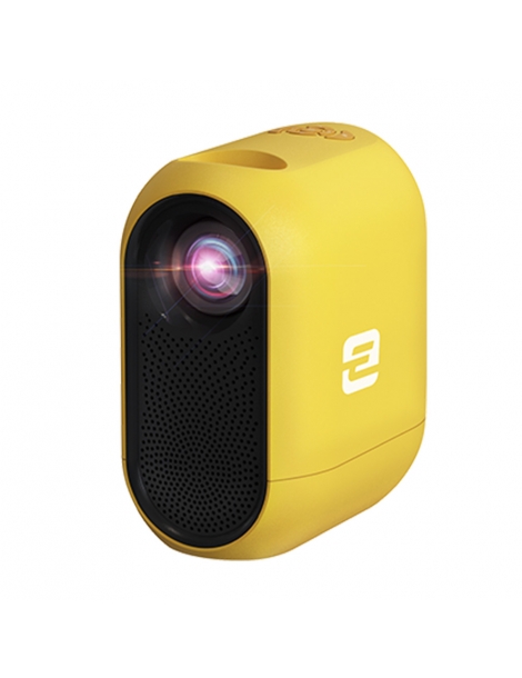 ETOE D1 Evo Proiettore 150 ANSI Android 9.0 risoluzione 720P correzione trapezoidale zoom 50%～100% - Giallo Qualità Garantita