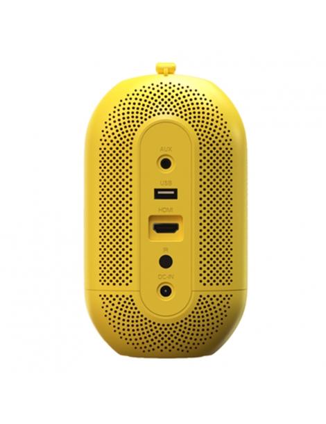 ETOE D1 Evo Proiettore 150 ANSI Android 9.0 risoluzione 720P correzione trapezoidale zoom 50%～100% - Giallo Qualità Garantita