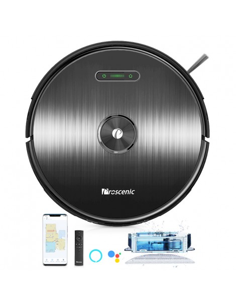 Proscenic M8 Robot Aspirapolvere con Navigazione Lidar 3 in 1 Aspiratore Robot e Mop con una Forte Aspirazione di 2700Pa Convenienza