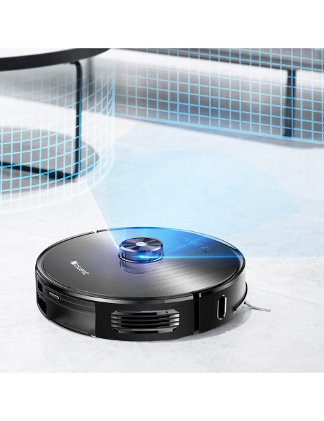 Proscenic M8 Robot Aspirapolvere con Navigazione Lidar 3 in 1 Aspiratore Robot e Mop con una Forte Aspirazione di 2700Pa Convenienza