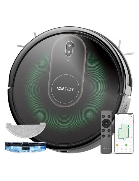 Vactidy T8 Robot Aspirapolvere Aspirazione 3000Pa Rilevamento Tappeti Saldi