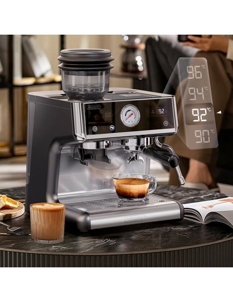 HiBREW H7A Macchina per caffè espresso 20 bar di pressione sistema a doppia caldaia macinino a 30 livelli I Più Venduti