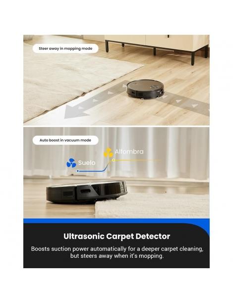 Proscenic V10 Aspirapolvere Robot Pulizia dei Pavimenti Aspirazione da 3000Pa tappetino vibrante vibra 3000 volte al minuto Italy