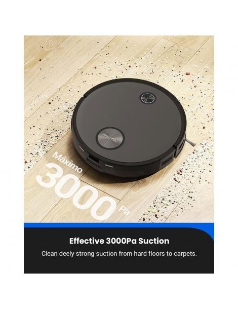 Proscenic V10 Aspirapolvere Robot Pulizia dei Pavimenti Aspirazione da 3000Pa tappetino vibrante vibra 3000 volte al minuto Italy