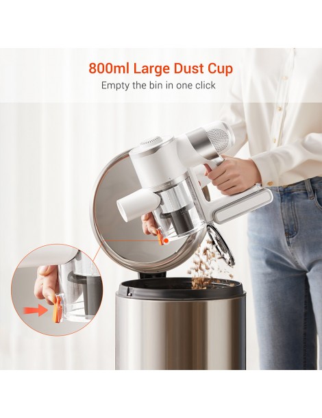 Ultenic U10 Pro Aspirapolvere a batteria 400W 27Kpa aspirazione massima filtrazione a 5 strati 115000rpm velocità motore 2025