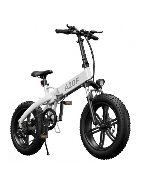 ADO A20F+ Bici Elettrica Pieghevole 250W Motore Mozzo senza Spazzole Batteria 36V 10.4Ah - Bianco Outlet