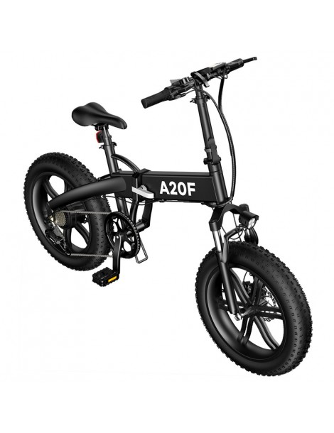 ADO A20F+ Bici Elettrica Pieghevole 250W Motore Mozzo senza Spazzole Batteria 36V 10.4Ah - Nero In Vendita