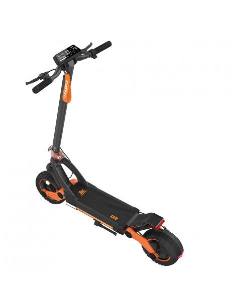 KUGOO KIRIN G3 Adventurers Dream Scooter Elettrico Pieghevole - Motore Brushless da 1200W e Batteria da 52V 18Ah - Nero Saldi