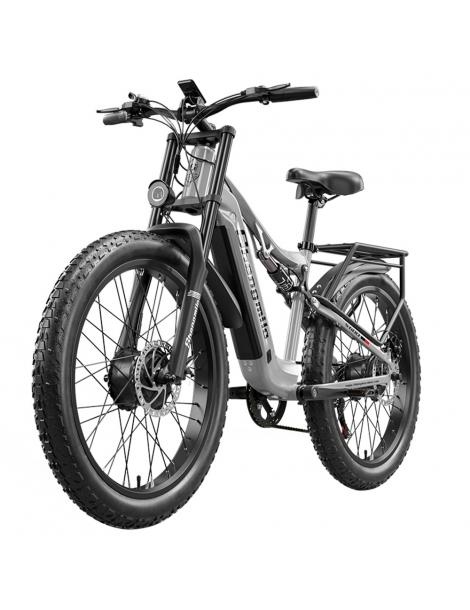 Shengmilo S600 Bicicletta elettrica motore 1000W*2 batteria 48V 17.5AH pneumatici 26 pollici velocità massima 50km/h 160N.M I Più Venduti