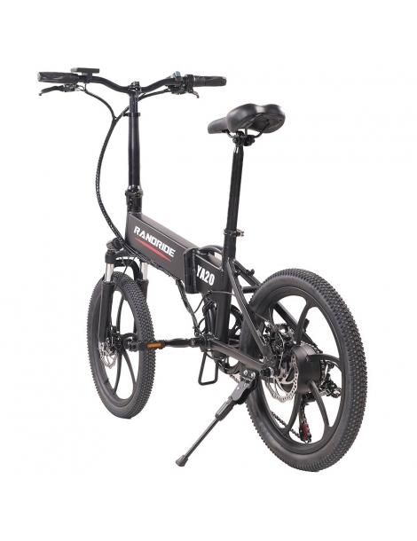 RANDRIDE YA20 Bici Elettrica Pieghevole 500W Motore 40km/h Velocità Massima 48V 12.8Ah Batteria 80-90 Autonomia Massima Vendite Flash