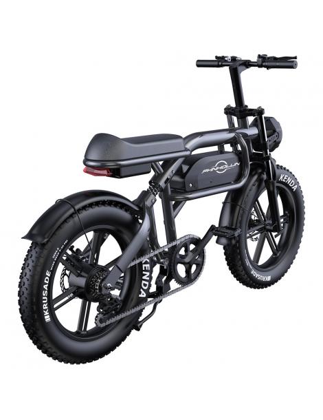 PHNHOLUN C8 Bicicletta elettrica motore da 1500W batteria da 48V 20Ah pneumatici grassi da 20*4.0 pollici Negozio