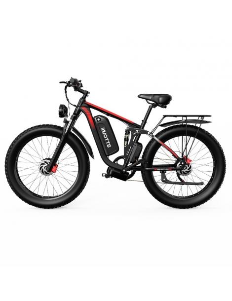 DUOTTS S26 26*4.0in Bici Elettrica Pneumatici 750W*2 Motore 50km/h Velocità Massima 48V 20Ah Samsung Batteria Italia