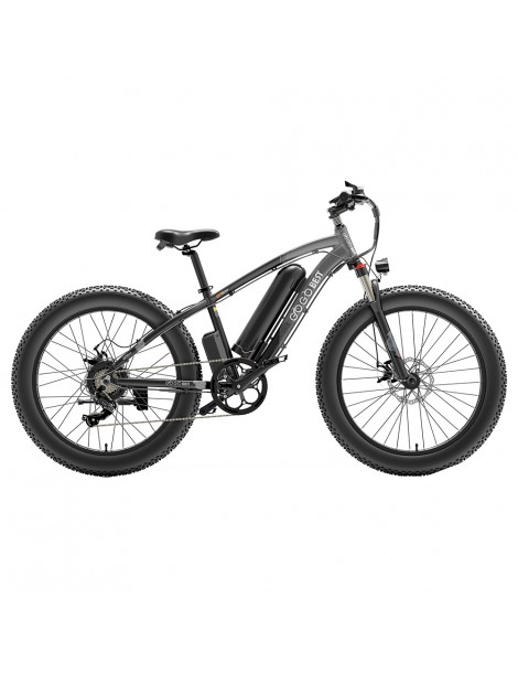 GOGOBEST GF600 26 Pollici Pneumatici Grassi Bicicletta Elettrica Pieghevole 1000W Motore 48V 13Ah Batteria - Grigio Nero Pezzi Unici