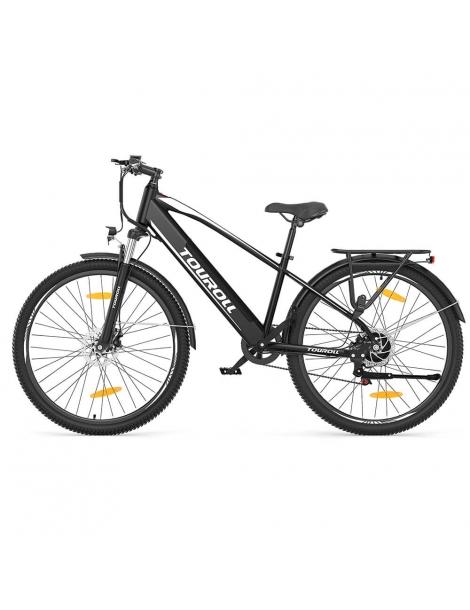 Touroll J1 Bicicletta da trekking con motore da 250W ruote da 27 5" batteria da 561 6Wh autonomia di 100 km