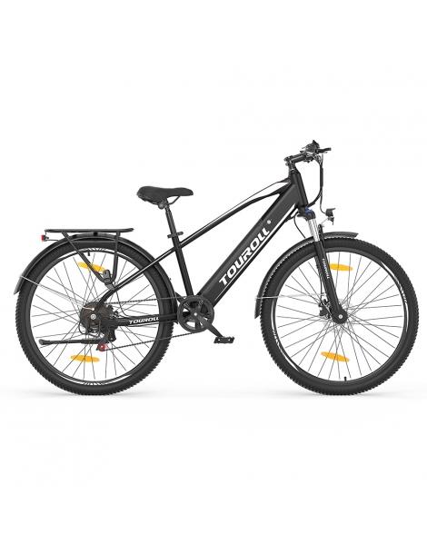 Touroll J1 Bicicletta da trekking con motore da 250W ruote da 27 5" batteria da 561 6Wh autonomia di 100 km Negozi Online