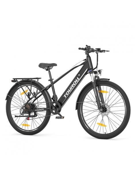 Touroll J1 Bicicletta da trekking con motore da 250W ruote da 27 5" batteria da 561 6Wh autonomia di 100 km Negozi Online