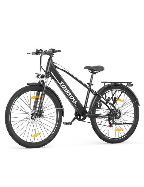 Touroll J1 Bicicletta da trekking con motore da 250W ruote da 27 5" batteria da 561 6Wh autonomia di 100 km Negozi Online