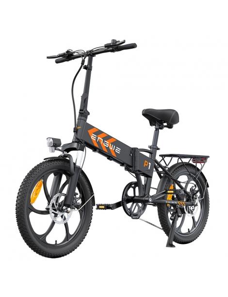 ENGWE P1 Bicicletta elettrica pieghevole pneumatico 20*3 pollici motore 250W batteria 36V 13Ah - Nero Sconto