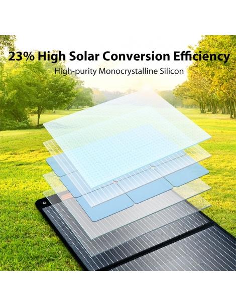 Oscal PM200 200W Pannello solare pieghevole cavalletto regolabile efficienza di conversione solare ≥22% - spina UE Vendita Economica