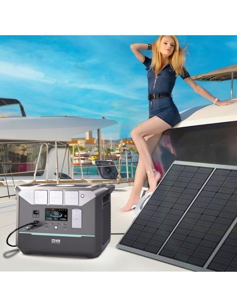 DaranEner NEO1500Pro Generatore Solare Portatile Da 1382Wh uscita CA da 1800W 14 porte Vendita