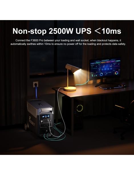 FOSSiBOT F3600 Pro 3840Wh Centrale Elettrica Portatile + 1* FOSSiBOT FB3840 Batteria Backup Elettrico Domestico Affare Del Giorno