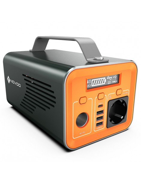NOVOO ESS 230WH / 200W Stazione di Alimentazione Portatile per Campeggio Viaggio all'Aperto Interruzione di corrente Economico
