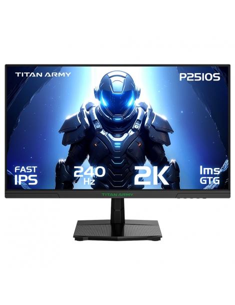 TITAN ARMY P2510S Flat Monitor da gioco 16:9 24 5 pollici Fast IPS QHD 240Hz 2K 1ms GTG Cura degli occhi VESA 100x100mm Vendita Economica