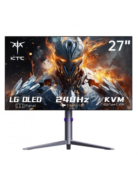 KTC G27P6 Monitor da gioco OLED da 27 pollici con risoluzione 2560x1440 aggiornamento a 240 Hz altoparlanti integrati Nuova