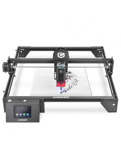 LONGER RAY5 5.5W 60W FAC Taglierina per incisione laser Chipset ESP32 Connessione WIFI Schermo Touch da 3 5" Qualità Garantita