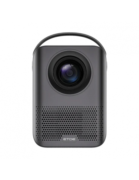 ETOE D2 Pro Proiettore 300 ANSI Android TV 10 decodifica 4K 1080P nativo correzione trapezoidale - nero Consegna Veloce
