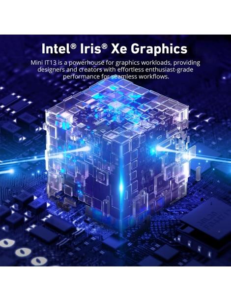 GEEKOM IT13 Mini PC Intel i9-13900H 14 core 20 thread fino a 5 40 GHz 32 GB di RAM DDR4 2 TB SSD Sottocosto