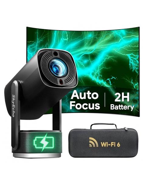 SkyEcho FreeONE Pro Proiettore portatile 350 ANSI Lumen risoluzione nativa 720P supporto gimbal a 270° Presa