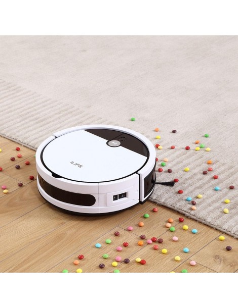 ILIFE V9e Aspirapolvere Robot Aspirazione Massima di 4000Pa Connessione Wi-Fi Grande Pattumiera da 700ml - EU Negozio