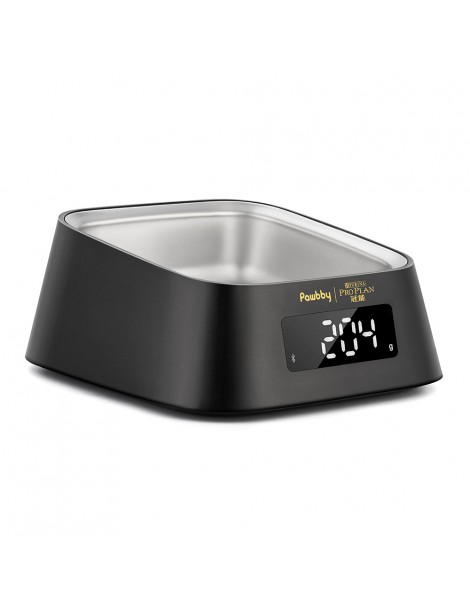 Pawbby Dosatore Intelligente di Cibo per Animali con 4 unità di Pesatura Acciaio Inox 304 Registrazione dei Pasti su App In Linea