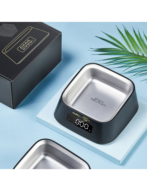 Pawbby Dosatore Intelligente di Cibo per Animali con 4 unità di Pesatura Acciaio Inox 304 Registrazione dei Pasti su App In Linea