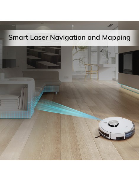 ILIFE L100 Robot Aspirapolvere 2000Pa Aspirazione LDS Navigazione Laser Mop APP Control 450ml Serbatoio Polvere Tappeto Boost Affare Del Giorno