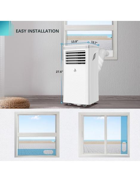 LUKO A011D1-7K 3 in 1 condizionatore d'aria portatile deumidificatore 7000BTU capacità di raffreddamento Hotsell