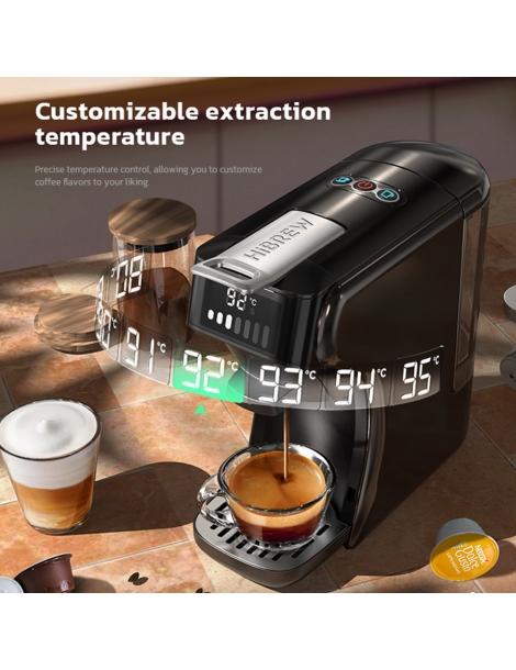 [Prevendita]HiBREW H1B Caffettiera a cialde 6 in 1 estrazione a pressione da 20 bar - Nero Vendita Calda