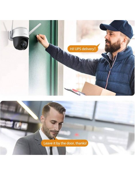IMOU Cruiser Telecamera di sicurezza per esterni sirena da 110 dB visione notturna a colori telecamera panoramica 1080P IP66 2025