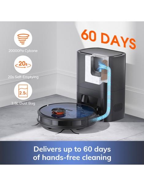 ILIFE T10s Robot Aspirapolvere Aspirazione 3000Pa Navigazione LDS Stazione di Svuotamento Automatico Italy