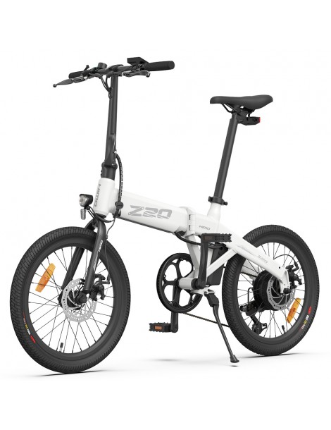 HIMO Z20 Max 20" Pneumatici Bici Elettrica Pieghevole Bici da città 250W Motore 36V 10Ah Batteria - Bianco Presa